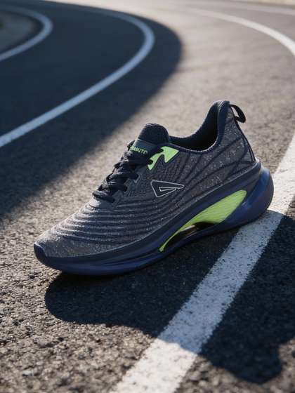 Impakto Men
                          Running Shoes Shock Absorbing Insole With Anti
                          Skid Outsole for Frim Grip