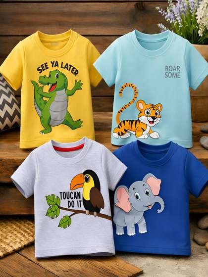 PY PINKYOU Boys Cotton
                    Tshirts