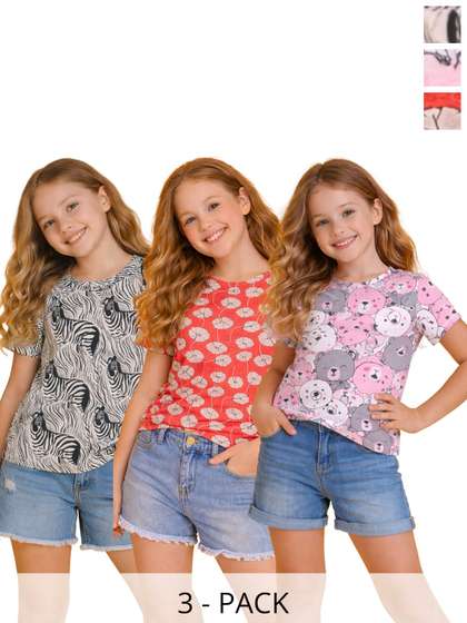 TotzTouch Girls Cotton
                    Tshirts