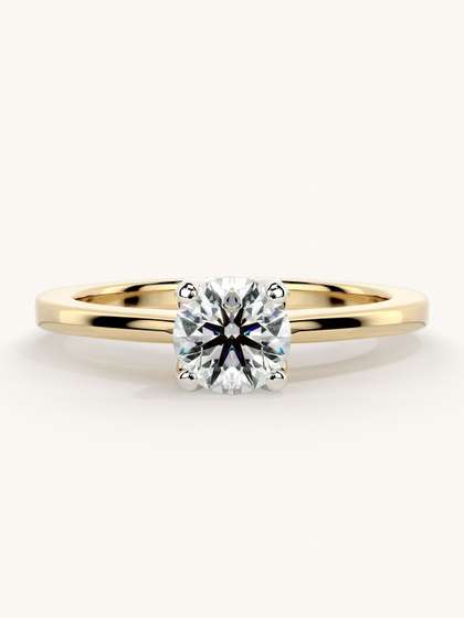 VALANOVA 925
                        Sterling Silver Gold Diamond Studded Ring
                        -1.75g