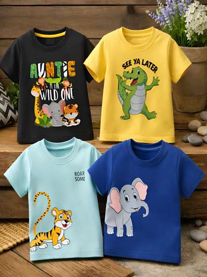 PY PINKYOU Boys Cotton
                    Tshirts