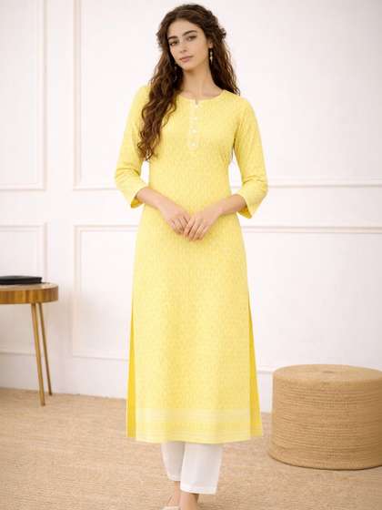 CLOTHIFY Geometric
                        Printed Kurti