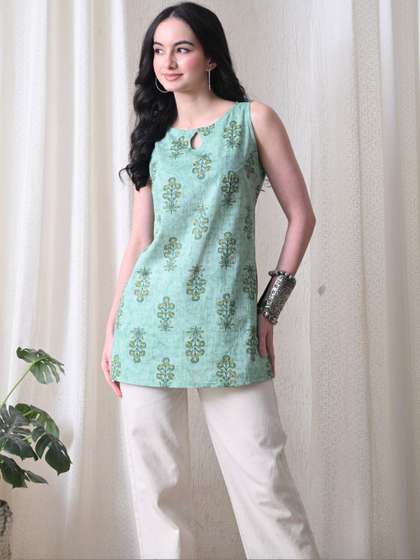 Anouk Mirage
                        Botanical Printed Pure Cotton Kurti