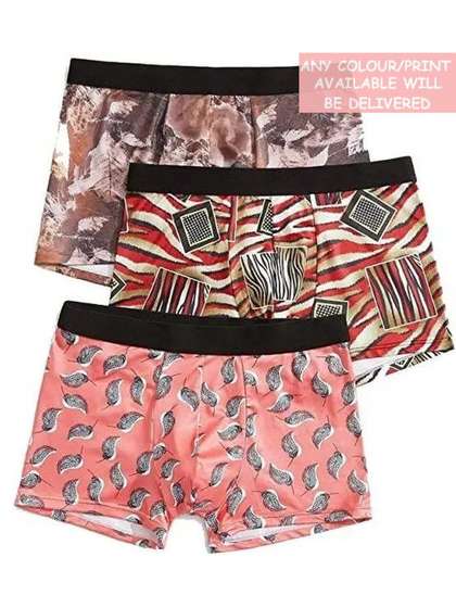 CAVENDERS Boys Pack of 3
                    Printed Assorted Boxer-Style Briefs