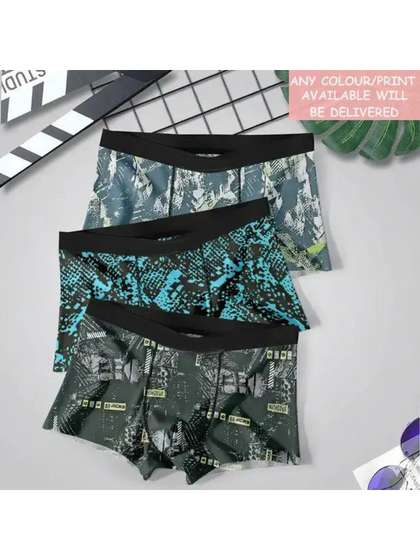 CAVENDERS Boys Pack of 3
                    Printed Assorted Basic Briefs