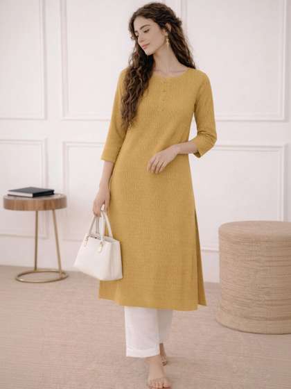 CLOTHIFY Woven Design
                      Kurti