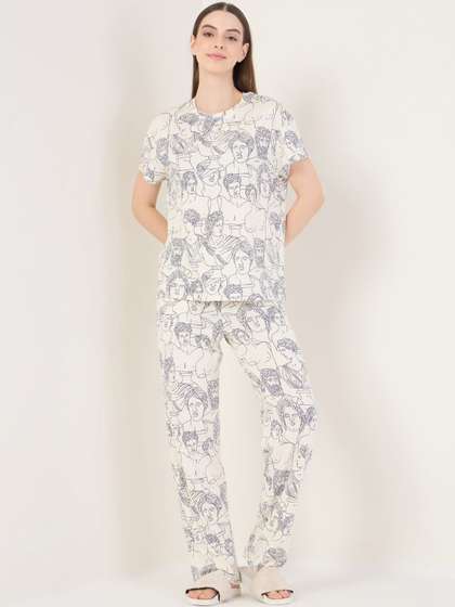 Sweet Dreams Women
                        Printed Night suit