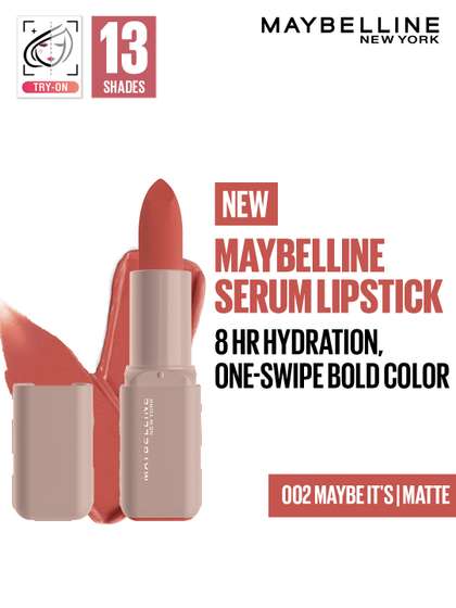 Maybelline New York
                        Matte 8Hr Serum Lipstick - Maybe It's 002