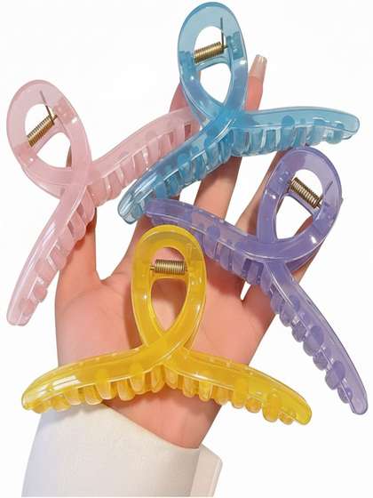 HANDBAG COLLECTION Girls
                    Set of 4 Claw Clip