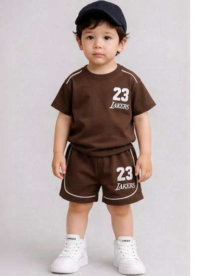 Kiditude Unisex Kids
                        Printed T-shirt with Shorts