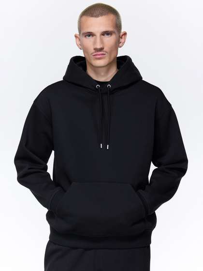 H&M Men Black
                      Relaxed Fit Hoodie