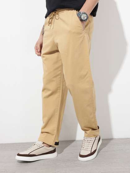 The Roadster Life
                          Co. Men Relaxed Fit Trousers