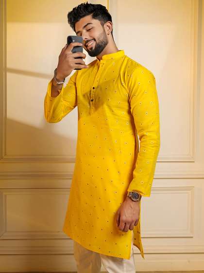 Koshin Men Grandeur
                        & Majestic Artwork Kurta