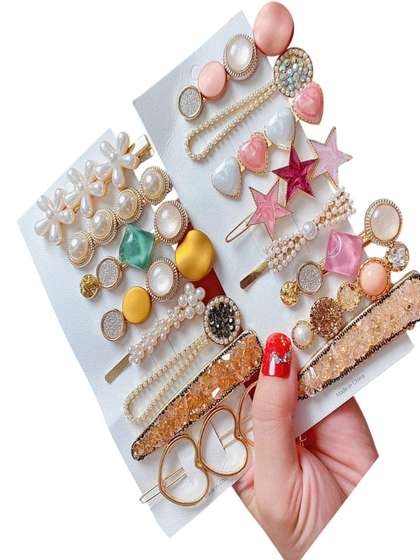 MADHAVWATCH Girls
                    Embellished Hair Accessory Set of