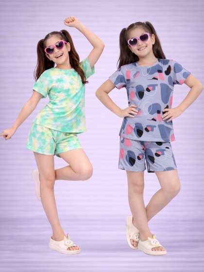 BAESD Girls Printed
                      Nightdress