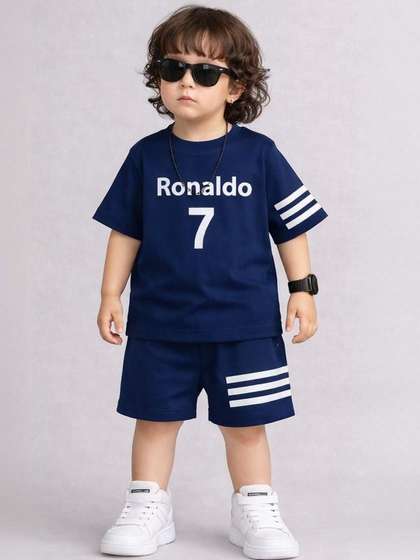 Kiditude Unisex Kids
                        Printed T-shirt with Shorts