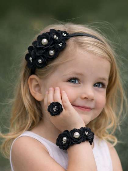 Pink Chick Girls Hair
                      Accessory Set of