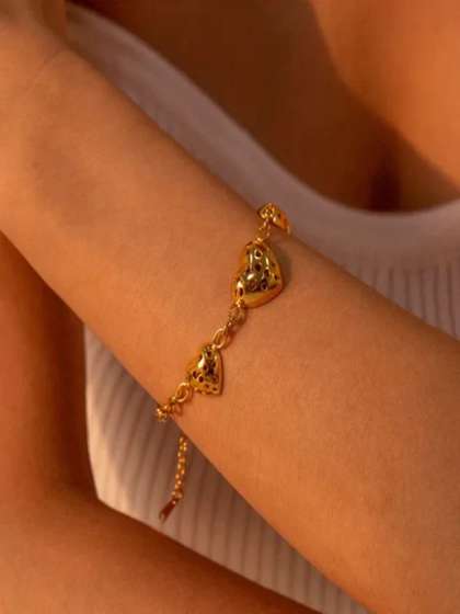 Selenes Ethereal Heart Bracelet