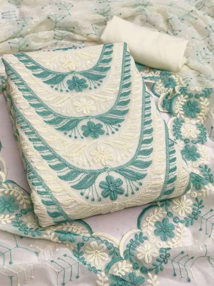 Dhaaga Ghar
                        Embroidered Unstitched Dress Material