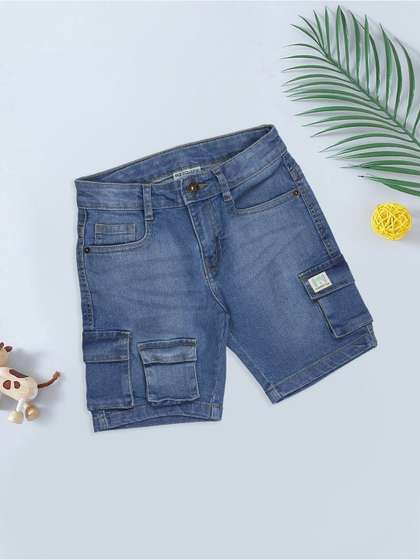 Pantaloons Junior Boys
                    Washed Cargo Shorts Technology