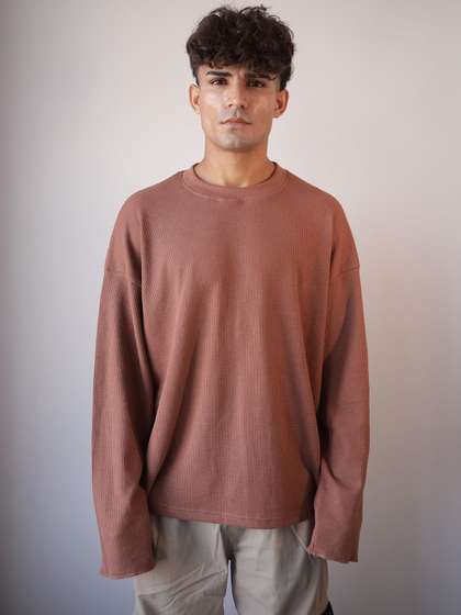 BDSQUARE Men
                        Drop-Shoulder Sleeves T-shirt