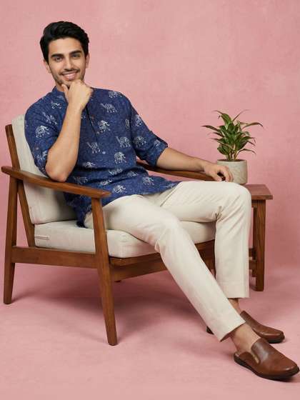 Anouk Mirage Men
                        Printed Kurta
