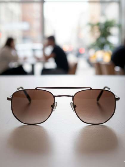HRX by Hrithik Roshan
                      Men Brown Lens & Brown Aviator Sunglasses
                      with