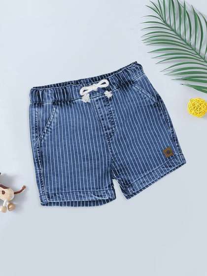 Pantaloons Baby Boys
                      Striped Technology Shorts
