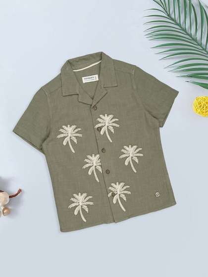 Pantaloons Junior Boys
                    Printed Casual Shirt
