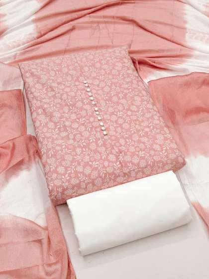 Dhaaga Ghar
                          Printed Pure Cotton Unstitched Dress Material