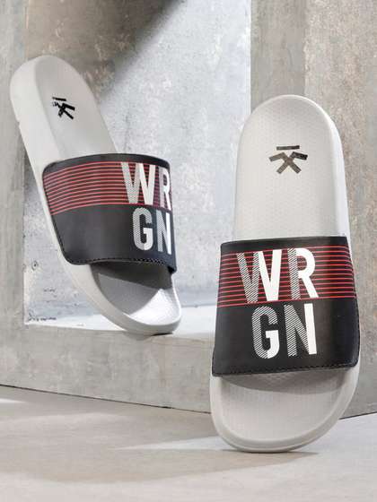 WROGN Men Printed
                    Sliders