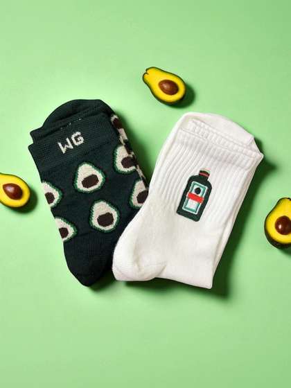 WhiteGate Men
                          Cotton Blend Assorted Patterned Above Ankle
                          Socks