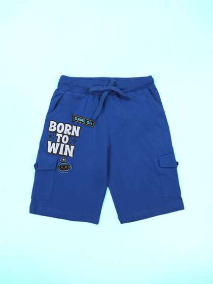 KiddoPanti Boys Printed
                    Cargo Shorts