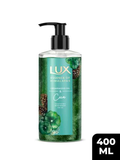 LUX Essence of
                        Himalayas Cedarwood Oil & Cica Soothing Body
                        Wash - 400 ml