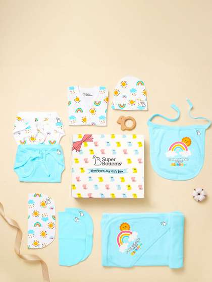 SuperBottoms Unisex
                      Cotton Clothing Baby Gift Set for NewBorn
                      Essentials 11pc