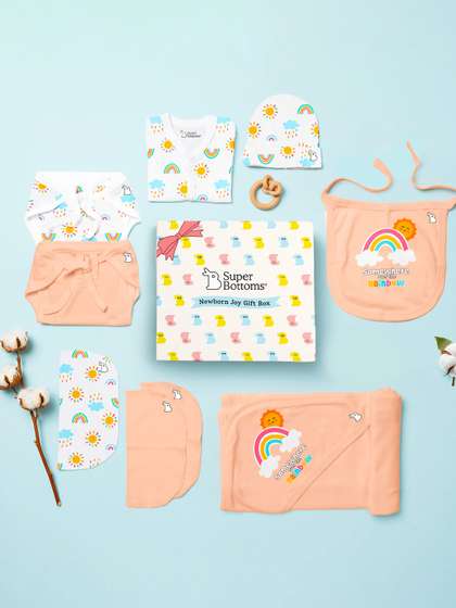 SuperBottoms Unisex
                    Cotton Clothing Baby Gift Set for NewBorn Essentials
                    11pc