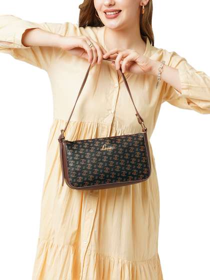 Ember Monogram Print Sling Bag