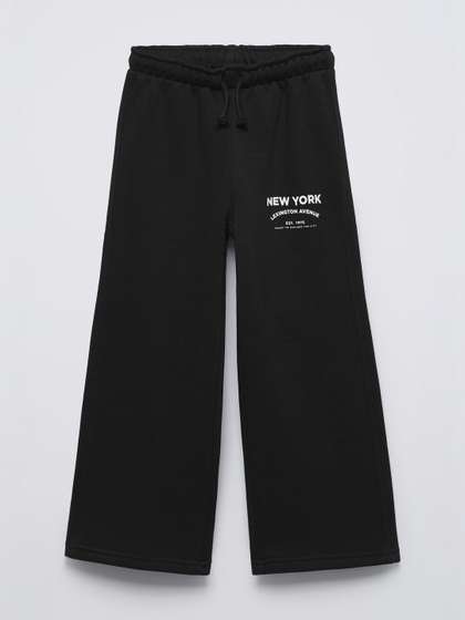 Alan Jones Girls Regular
                    Fit Typography Track Pants
