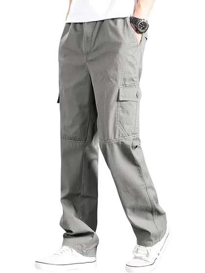 La Pajaro Men
                          Relaxed Easy Wash Cargos Trousers