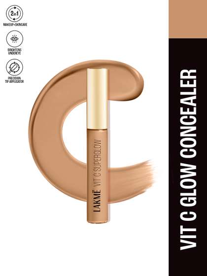 Lakme
                        Makeup+Skincare 1%Vit-C Superglow Matte
                        Concealer For Radiant Glow 5.4ml - 24 Beige