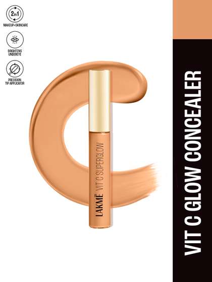 Lakme
                        Makeup+Skincare 1%Vit-C Superglow Matte
                        Concealer For Radiant Glow 5.4ml - 16 Sand