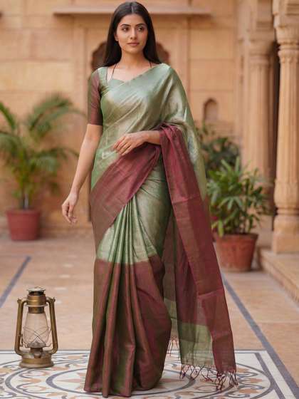 Anouk Tissue
                          Kasavu Saree