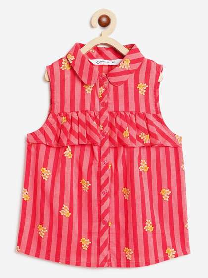 Campana Girls Cotton
                    Tops
