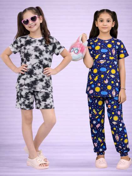 BAESD Girls Printed Maxi
                    Nightdress