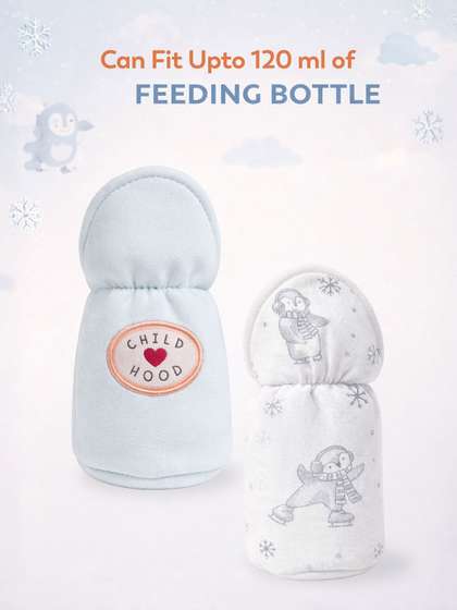 MiArcus Set Of 2 100%
                    Cotton Printed & Patch Work Bottle Cover