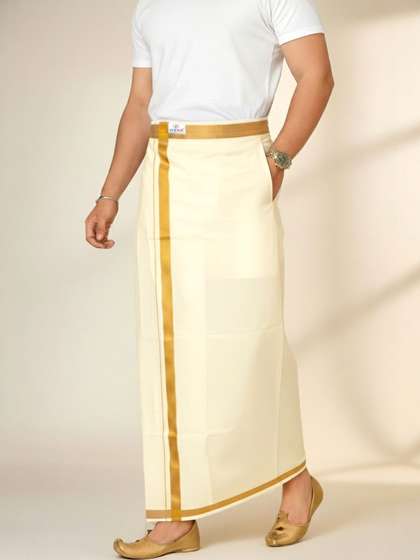 TUNI MANI Men Cotton
                        Dhoti Dhotis