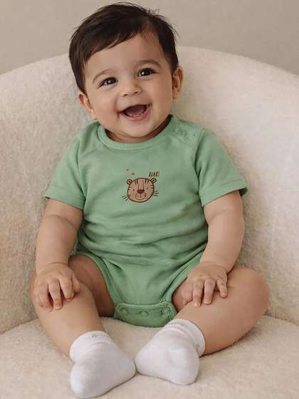 Somersault Infants Boys
                    Printed Cotton Bodysuit