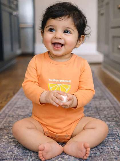 Somersault Infant Girls
                    Printed Cotton Bodysuit