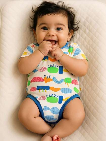 Somersault Infants Girls
                    Printed Cotton Bodysuit