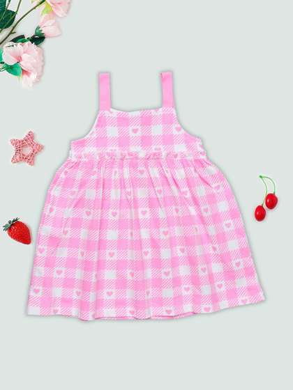 Pantaloons Baby Polka
                    Dot Fit & Flare Dress